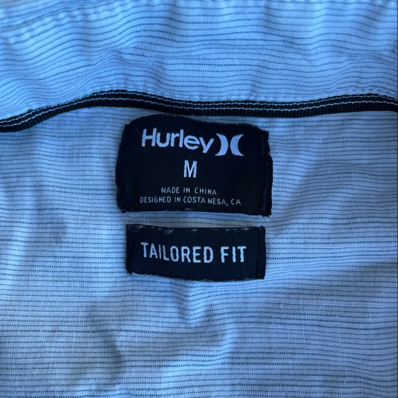 HURLEY, Short Sleeve, Button Up, Size M “Tailored Fit” - Picture 5 of 9